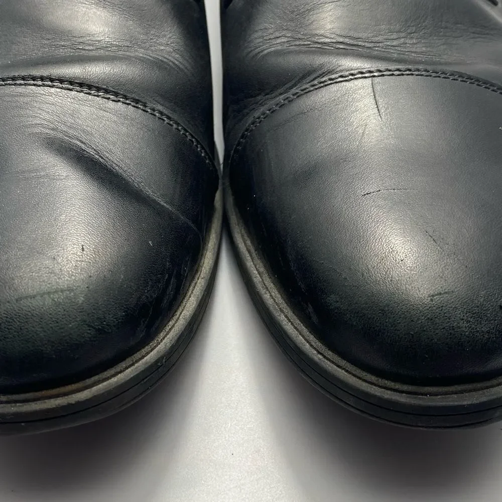 Clarks Collection Extreme Comfort Black Oxford Shoes Mens 12 Leather Dress Work
